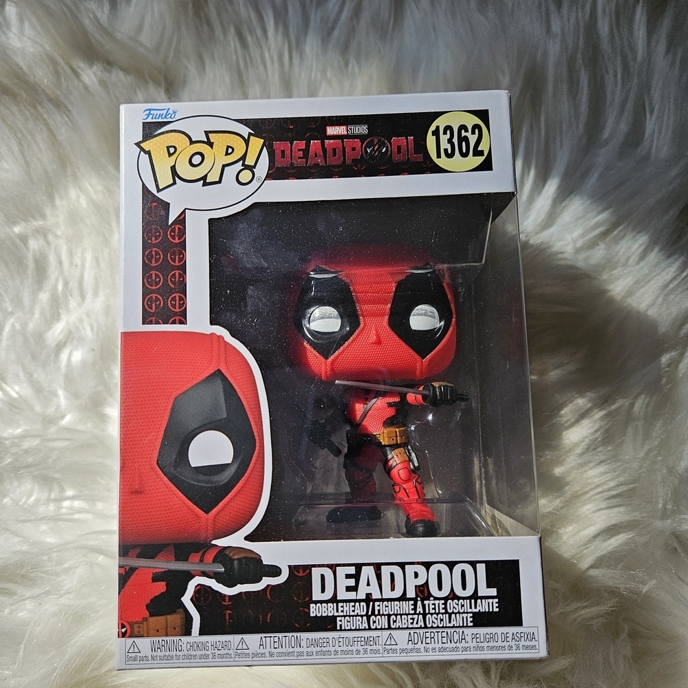 Funko Pop Marvel Deadpool in Red and Black